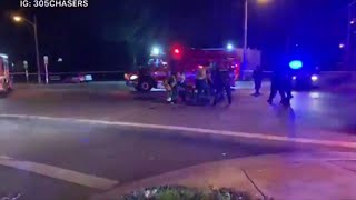 Hit-and-run crash in Miami sends man, woman to hospital