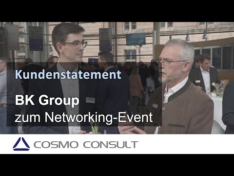 Kundenstatement zum COSMO Networking-EVENT, BK Group