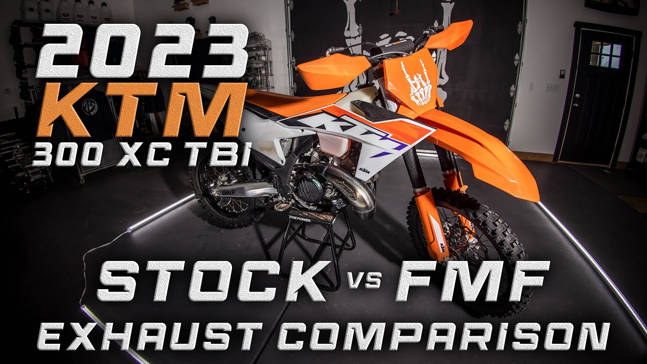 2023 KTM 300 XC TBI Exhaust Comparison - YouTube