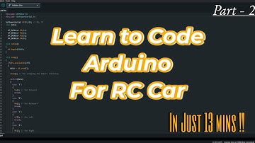 Arduino Bluetooth Car controlled by Mobile | Code | Part - 2