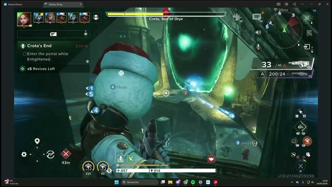 CONTEST week - First clear Crota - Destiny Rising