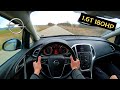 Opel Astra J 1.6Turbo 180HP | POV Test Drive (60FPS)