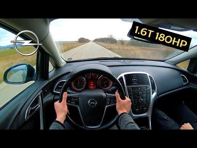 Opel Astra J 1.6Turbo 180HP  POV Test Drive (60FPS) 