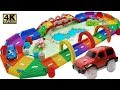 DIY How To Make Colored Track From Magnetic Balls For Car Toys ( Satisfaction ) | Magnet World 4K