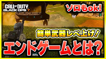 【CoD:BO7】エンドゲームの流れは？のんびり簡単に武器レベ上げができます！(初心者でもSR等の高難易度武器が上げやすい)【ぐっぴー】