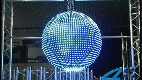 Xphere  -Sphere led screen - video disco ball - globe display