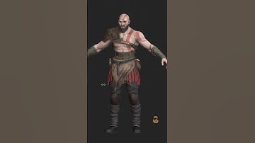 Kratos 3D Texturing Process | Part 3