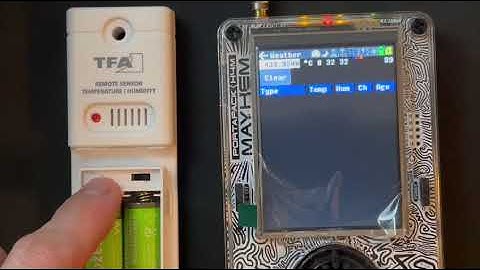 Mayhem PortaPack H4M Weather Application