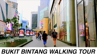 Kuala Lumpur Malaysia | Bukit Bintang Walking Tour 4K | Beautiful Multicultural City