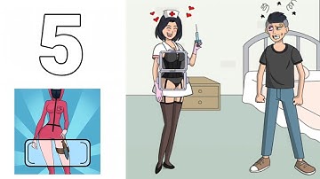 Eraser Draw: Tricky Puzzle Her All Levels 1-10 (X-Ray Mode)