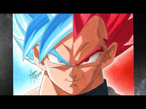 Desenho de Son Goku pintado e colorido por Ericksilva o dia 24 de