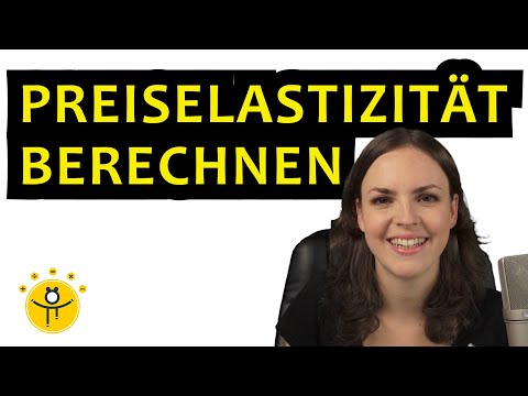 Video: So Bestimmen Sie Die Nachfrageelastizität, Beispiel