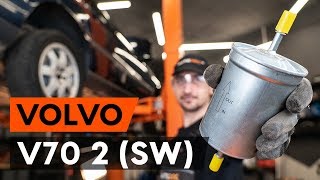 Kā nomainīt VOLVO V70 2 (SW) degvielas filtrs [AUTODOC VIDEOPAMĀCĪBA]