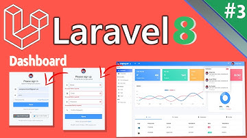 Migrate register and login form Laravel 8 | #3
