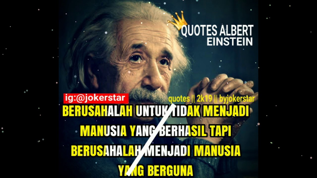 Kata Motivasi Albert Einstein Cikimmcom