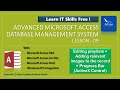 Advanced Access - Lesson 09- Windows API + Image Control + Progress Bar