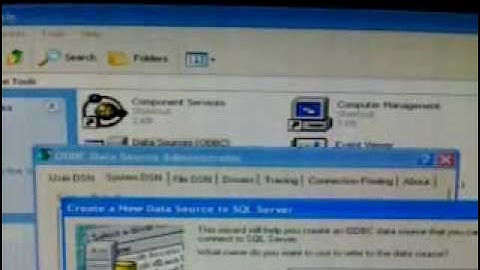 Setting up a SQL ODBC Driver.