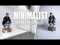 How to capture minimalist portraits in your studio  take  make great photography with gavin hoey