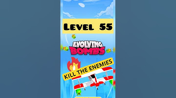 Kill the enemies 🔥🔥 boom evolving bombs Level 55 #firinggame #jetgames #bombingchallenge