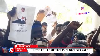 Moun Jeremi desann nan pakè a ap mande jistis pou Adrien ou Bwa Kale Jèn gason ki te pran 7 bal