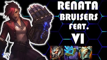 TFT Hyper Roll Set 6.5 6 Bruisers 1 Renata Glasc, no cups ;)