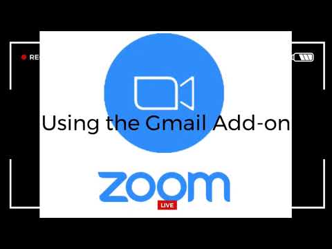 Gmail Add-On, Using the Gmail Add-on, Starting a meeting, Scheduling a Meeting, Viewing Upcoming