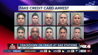 10 charged in Lee County fake credit card operation