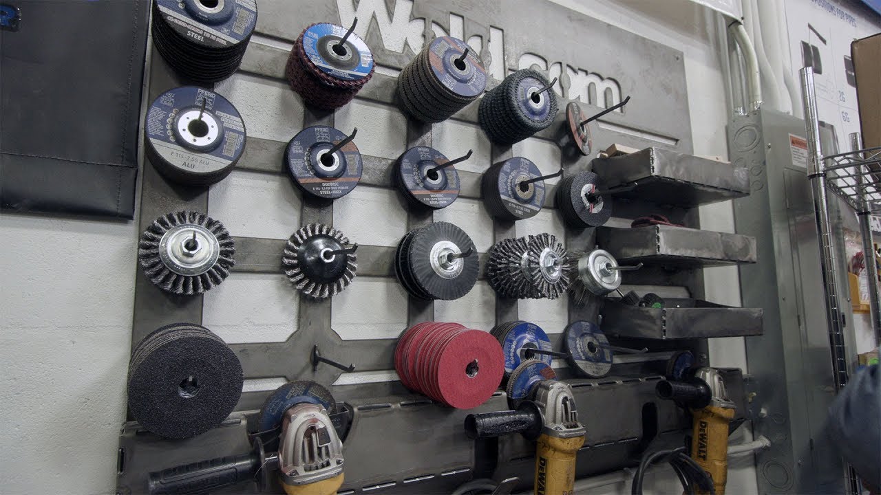 Metal Abrasives and Angle Grinder Rack! YouTube