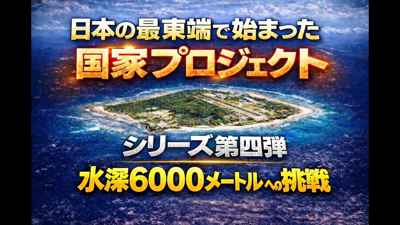 【シリーズ第4弾】南鳥島レアアース計画の全工程｜水深6000m採掘ロードマップと国家判断のすべて