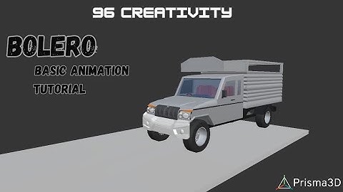 Create Bolero Basic animation in prisma3d #prisma3dmodeling #prisma3dtutorial