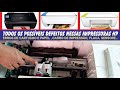 MANUTENÇÃO completa impressoras HP | erros de cartucho, papel, carro de impressão, sensores...