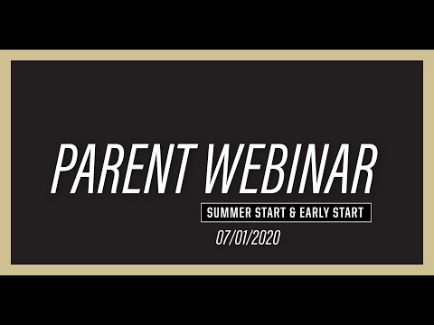July 1 Parent and Families Webinar