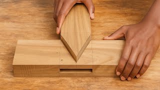 &quot;Genius Woodworking Trick You’ve Never Seen Before | Perfect Joint Without Nails or Screws!&quot;
