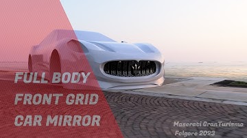 Fusion 360 Maserati GranTurismo Folgore 2023 Part 9,10,11(CAR MIRROR, CLOSE BODY, FRONT GRID)