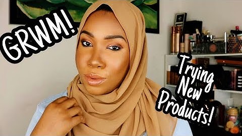 GRWM: Jackie Aina LaBronze, Colourpop, Ellarie, Becca, Tatcha & more! | Ameerah K.