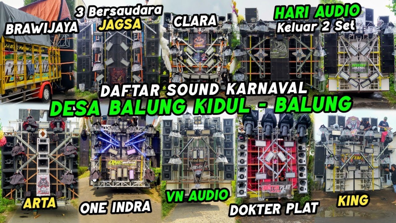 ONE INDRA Pendatang Baru dr Bondowoso‼️3 BERSAUDARA Produk BREWOG🔥Sound Karnaval Desa Balung Kidul