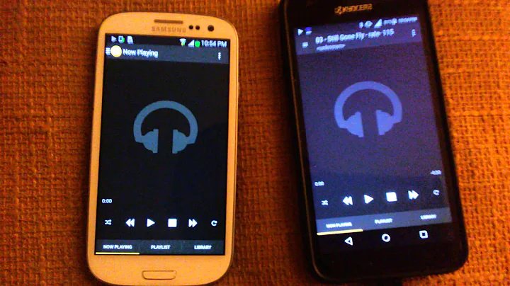 Stream music from one android to another