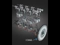 Inline 4 Cylinder Piston Engine #Shorts