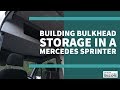 Building Bulkhead Cupboard Mercedes Sprinter Van - Camper Conversion