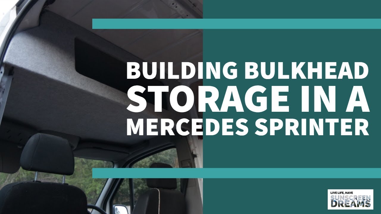 Building Bulkhead Cupboard Mercedes Sprinter Van Camper Conversion
