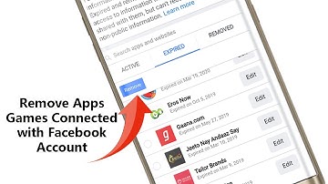 How to Remove Apps Games Connected With Facebook Account | Remove Game Account From Facebook | 2021