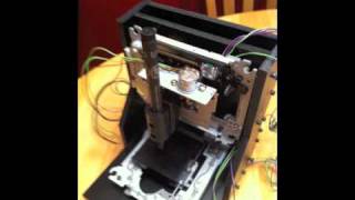 Mini CNC table made from computer parts
