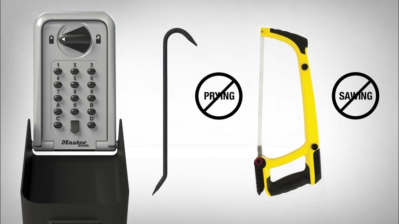 Master Lock High Security Key Safe 5426 YouTube