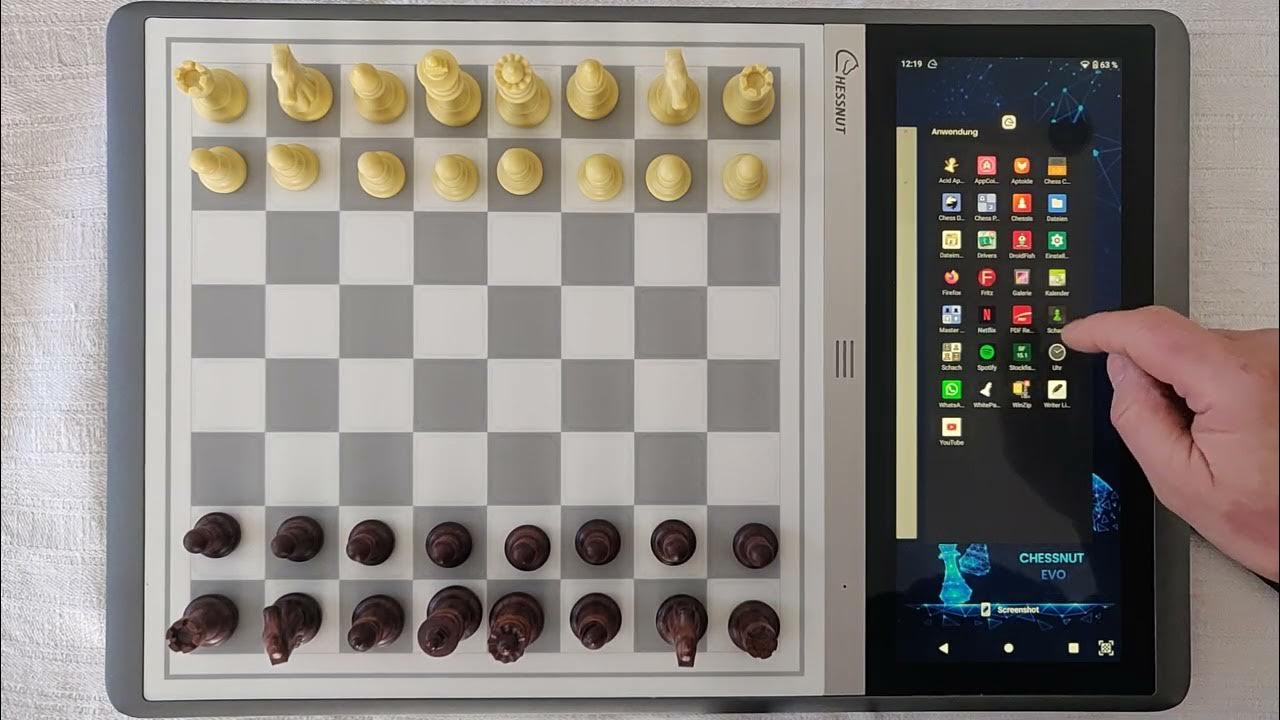 Chessnut Evo mit Droidfish YouTube Chessnut Evo mit Droidfish YouTube