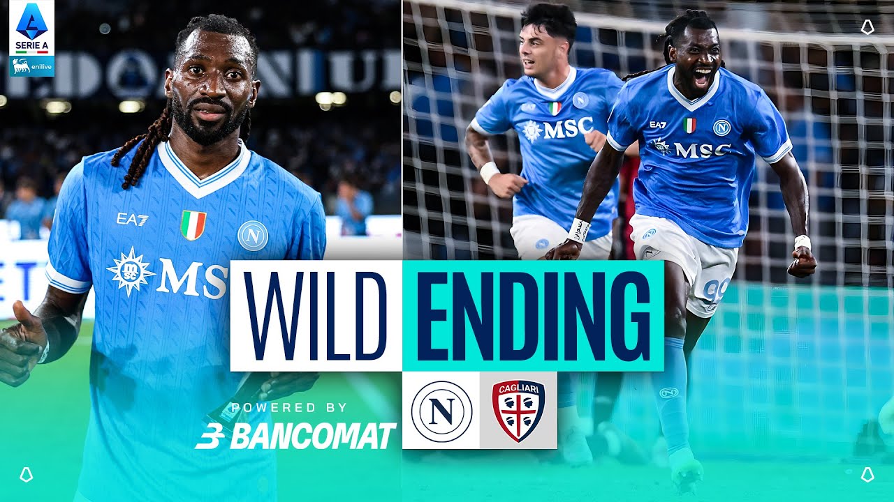 Anguissa Wins It With the Last Kick of the Game | Wild Ending | Napoli-Cagliari | Serie A 2025/26