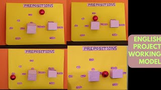 English Preposition Working Model | English TLM working model | English working model | English TLM