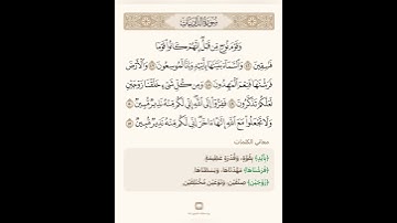 السراج في بيان غريب القران سورة الذاريات مع تلاوة الشيخ سعد الغامدي