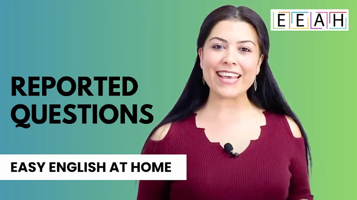 Intermediate English #20: Reported Questions | Easy English at Home