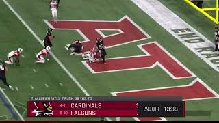 Tyler Allgeier 5 Yard Touchdown Run | Cardinals vs Falcons