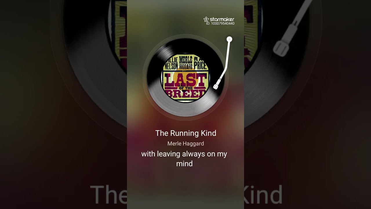 The running kind .. solo 